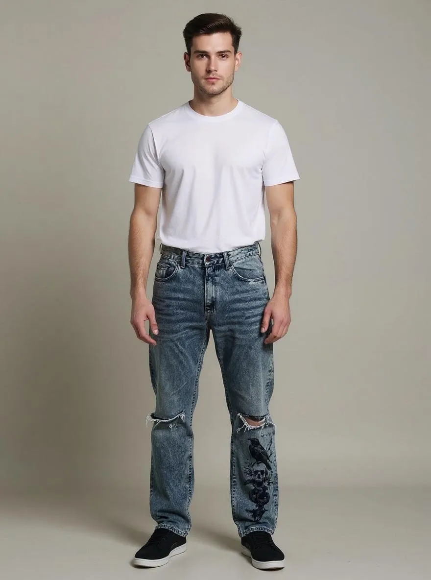 Output — male standing