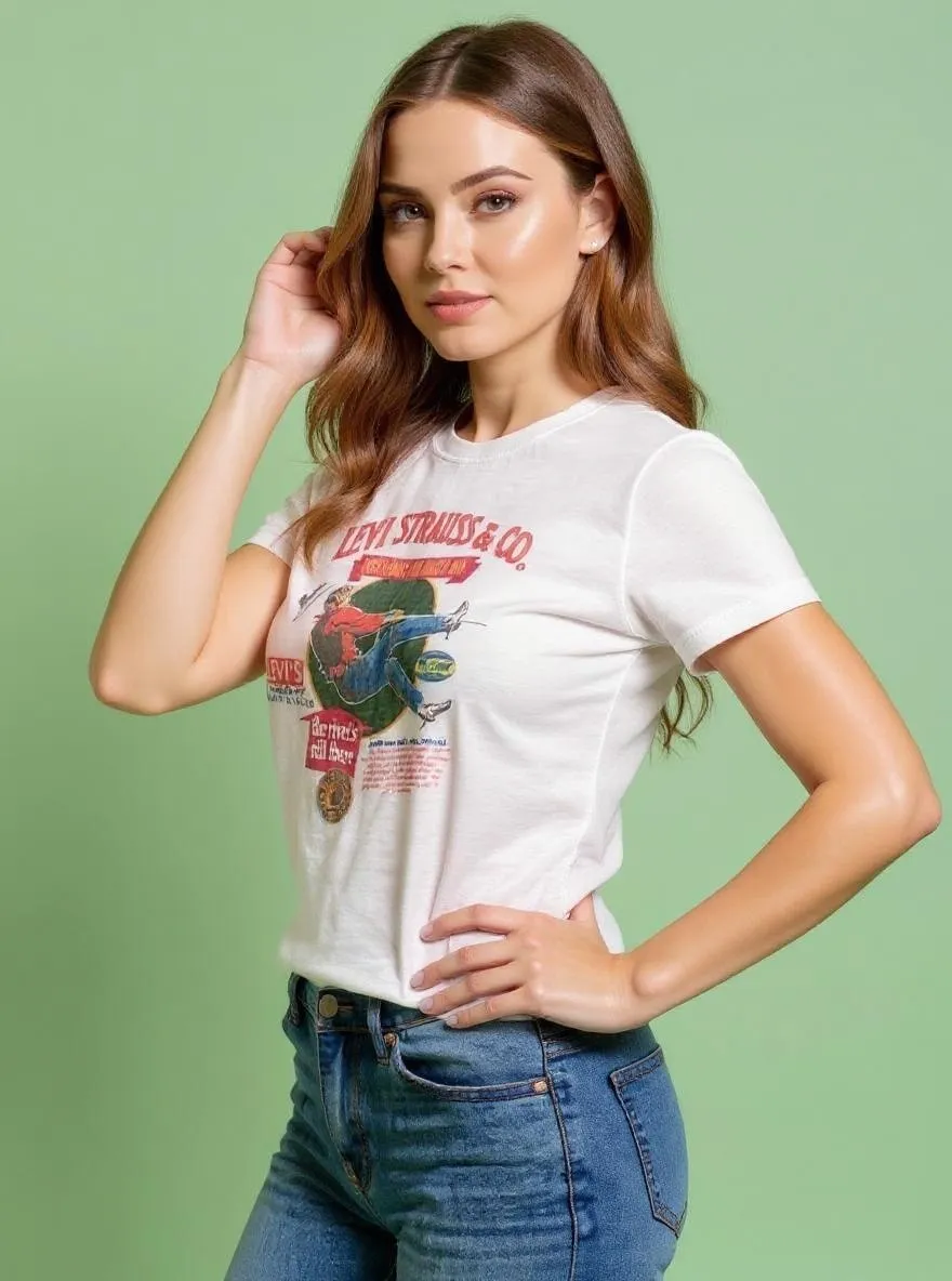 A/B testing interface comparing different shirt photography styles and backgrounds