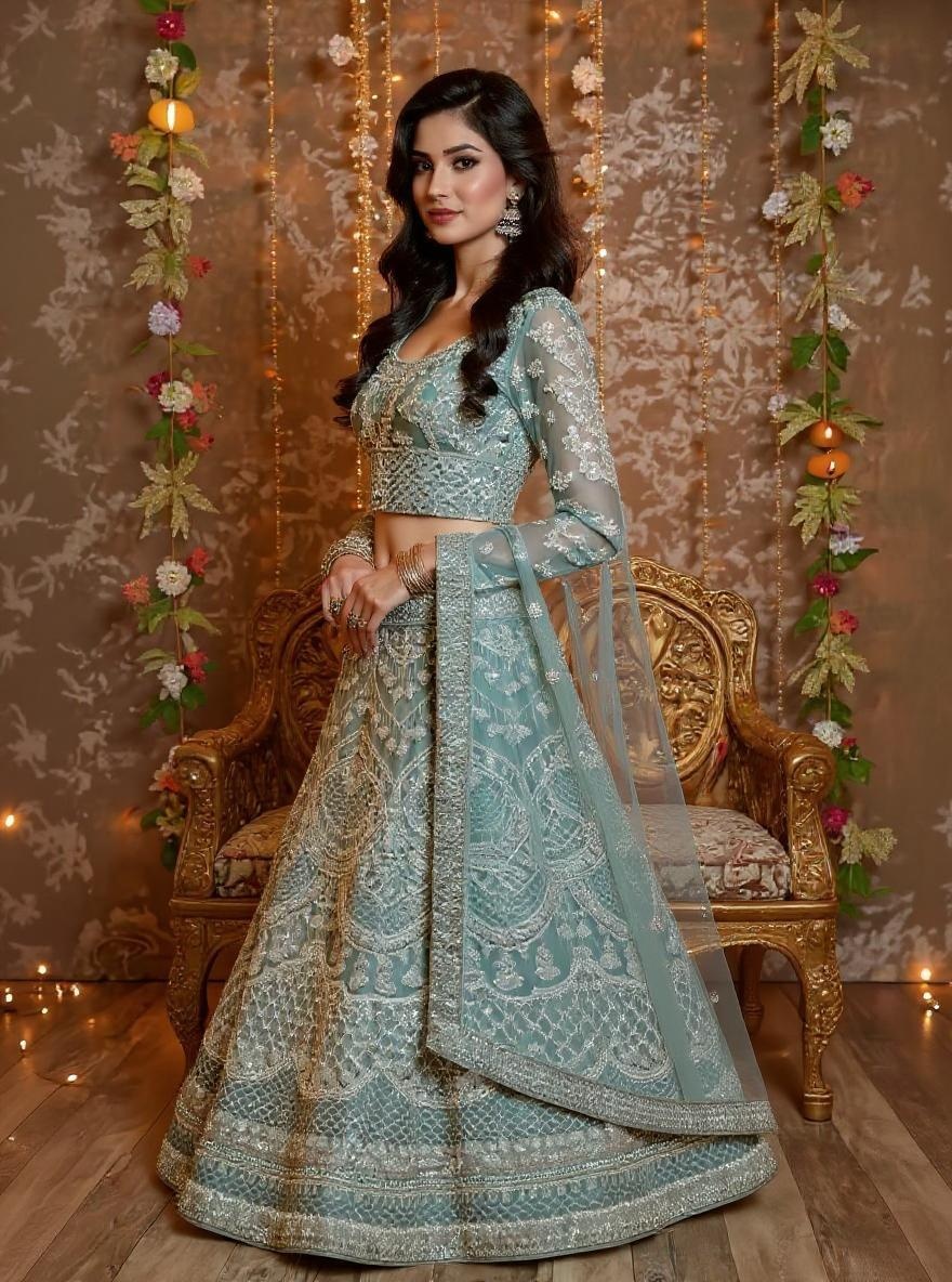 Lehengas in lifestyle and wedding contexts increase conversion